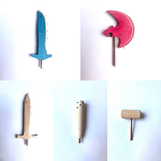 WEAPONS FOR MINI SAMURAI BPW (Recycled Skateboards)(SINGLE)